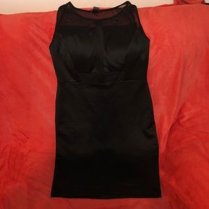 Black Bodycon Dress w/ mesh inserts Size 1X